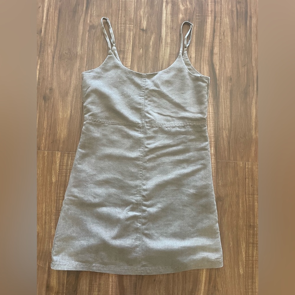 Suede Mini Dress